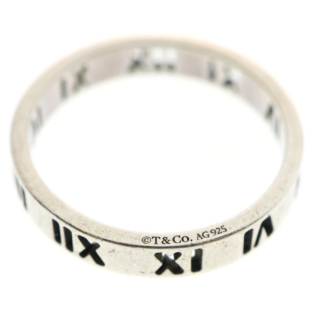 TIFFANY&Co(ティファニー) アトラスナローリング 指輪 シルバー SV925 2.3g
