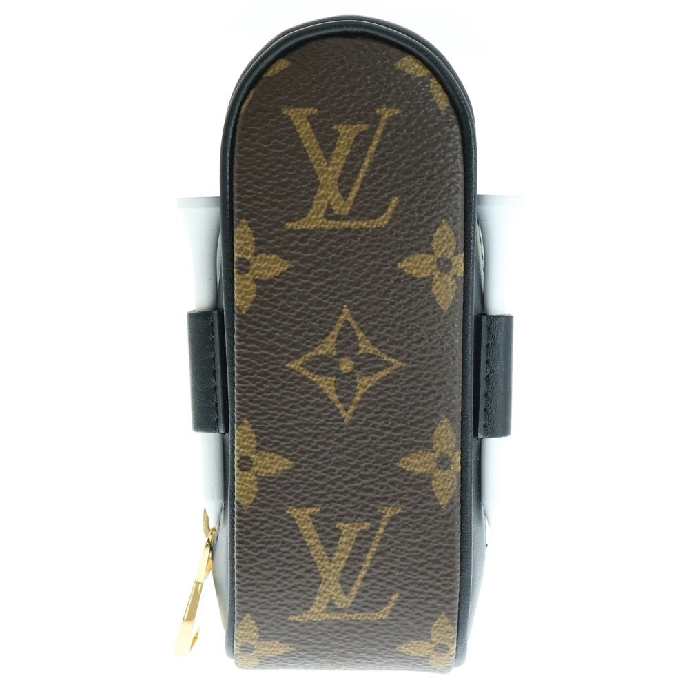 LOUIS VUITTON(ルイヴィトン) ゴルフセット・アンドルーズ モノグラム マカサー PVC レザー バッグチャーム ボール ティー ゴールド金具 ブラウン GI0826