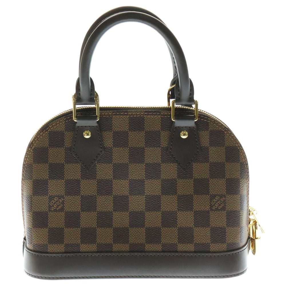 LOUIS VUITTON(ルイヴィトン) ダミエ アルマBB 2WAYバッグ ショルダーバッグ ハンドバッグ ブラウン ゴールド金具 レザー×PVC N41221