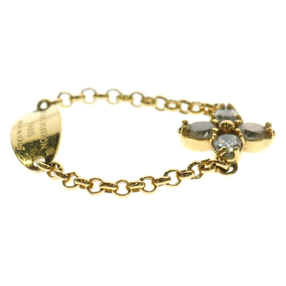 LOUIS VUITTON(ルイヴィトン) LVイニシャル モノグラムフラワー リング 指輪 ゴールド GP