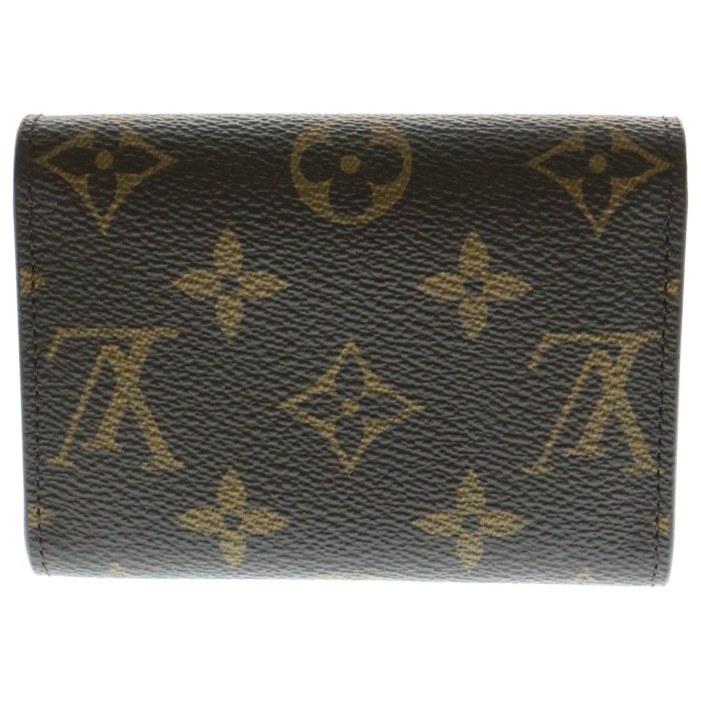 LOUIS VUITTON(ルイヴィトン) モノグラム ポルトモネロザリ コインケース コンパクトウォレット ブラウン ピンク金具 PVC M41939