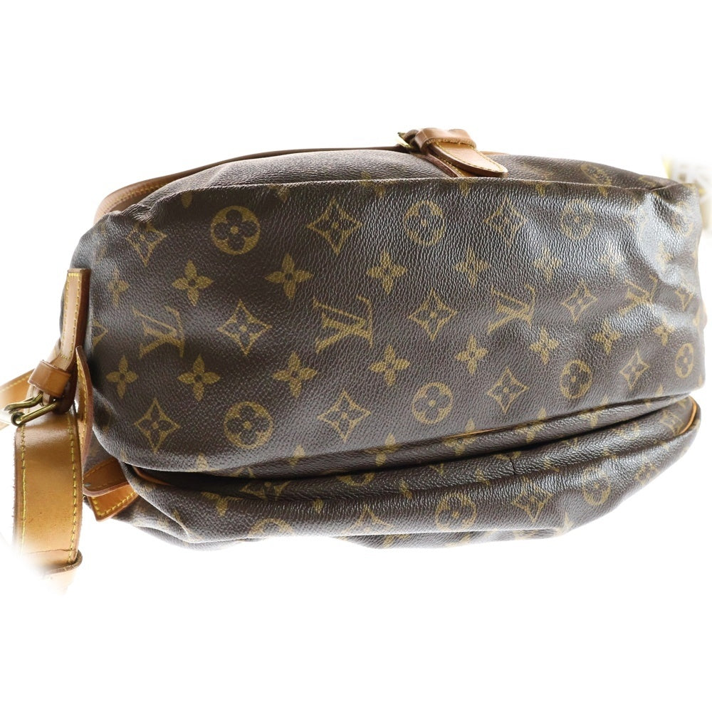 LOUIS VUITTON(ルイヴィトン) ソミュール35 モノグラム PVC レザー ショルダー メッセンジャーバッグ ゴールド金具 ブラウン M42254