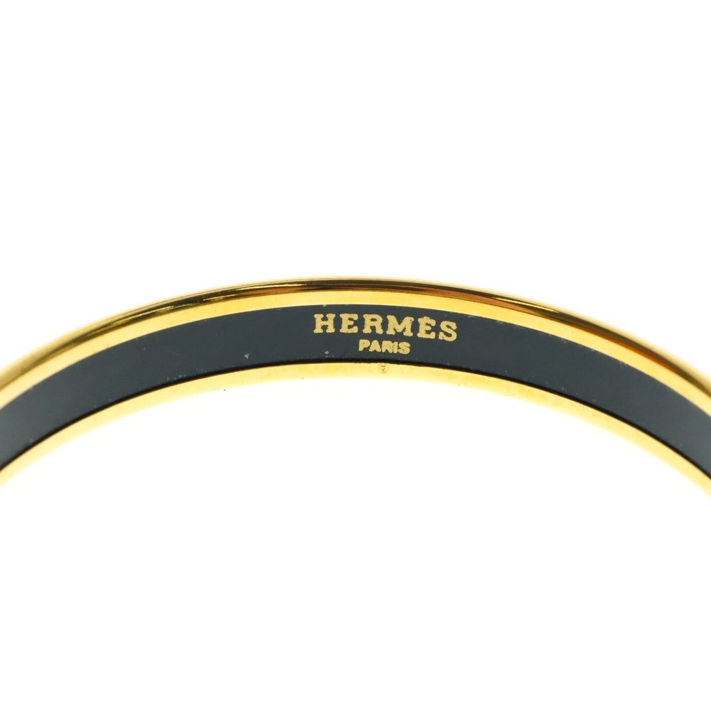 HERMES(エルメス) エマイユPM バングル ブレスレット レッド×ゴールド
