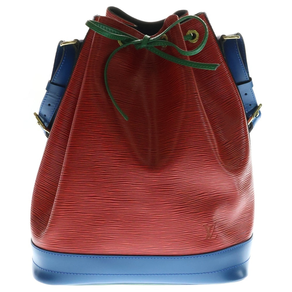 LOUIS VUITTON(ルイヴィトン) エピ ノエ トリコロール ハンドバッグ ショルダーバッグ レッド×グリーン×ブルー ゴールド金具 レザー M44084