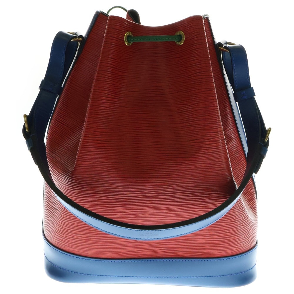 LOUIS VUITTON(ルイヴィトン) エピ ノエ トリコロール ハンドバッグ ショルダーバッグ レッド×グリーン×ブルー ゴールド金具 レザー M44084