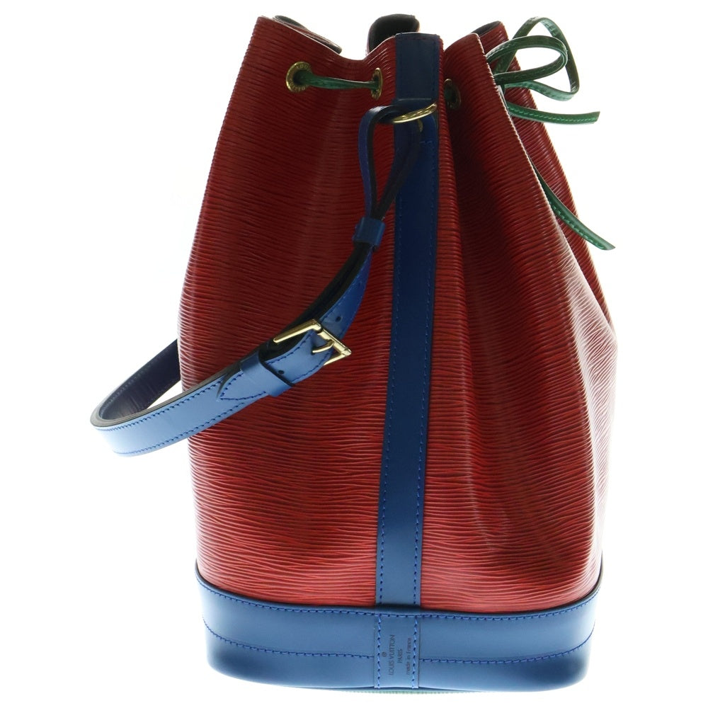 LOUIS VUITTON(ルイヴィトン) エピ ノエ トリコロール ハンドバッグ ショルダーバッグ レッド×グリーン×ブルー ゴールド金具 レザー M44084
