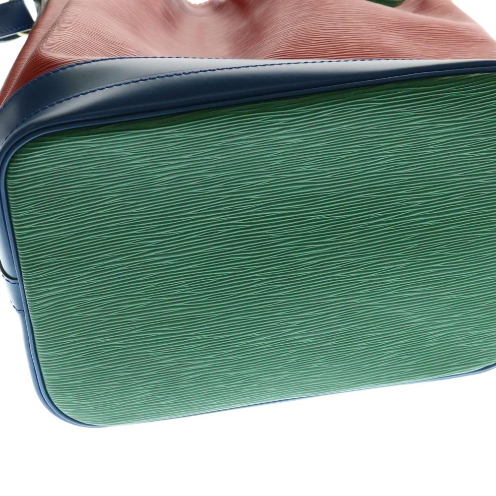 LOUIS VUITTON(ルイヴィトン) エピ ノエ トリコロール ハンドバッグ ショルダーバッグ レッド×グリーン×ブルー ゴールド金具 レザー M44084