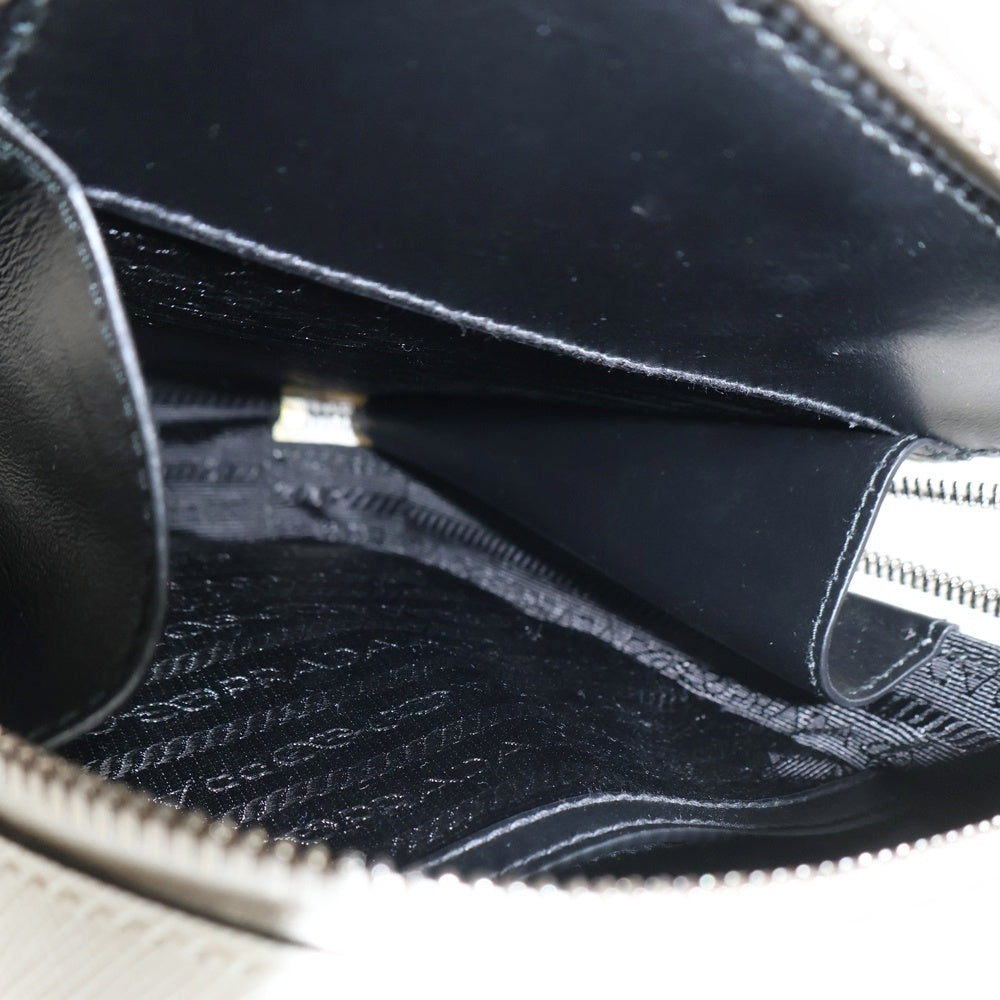 PRADA(プラダ) サフィアーノ ボディバッグ ショルダーバッグ ホワイトレザー 2VZ106