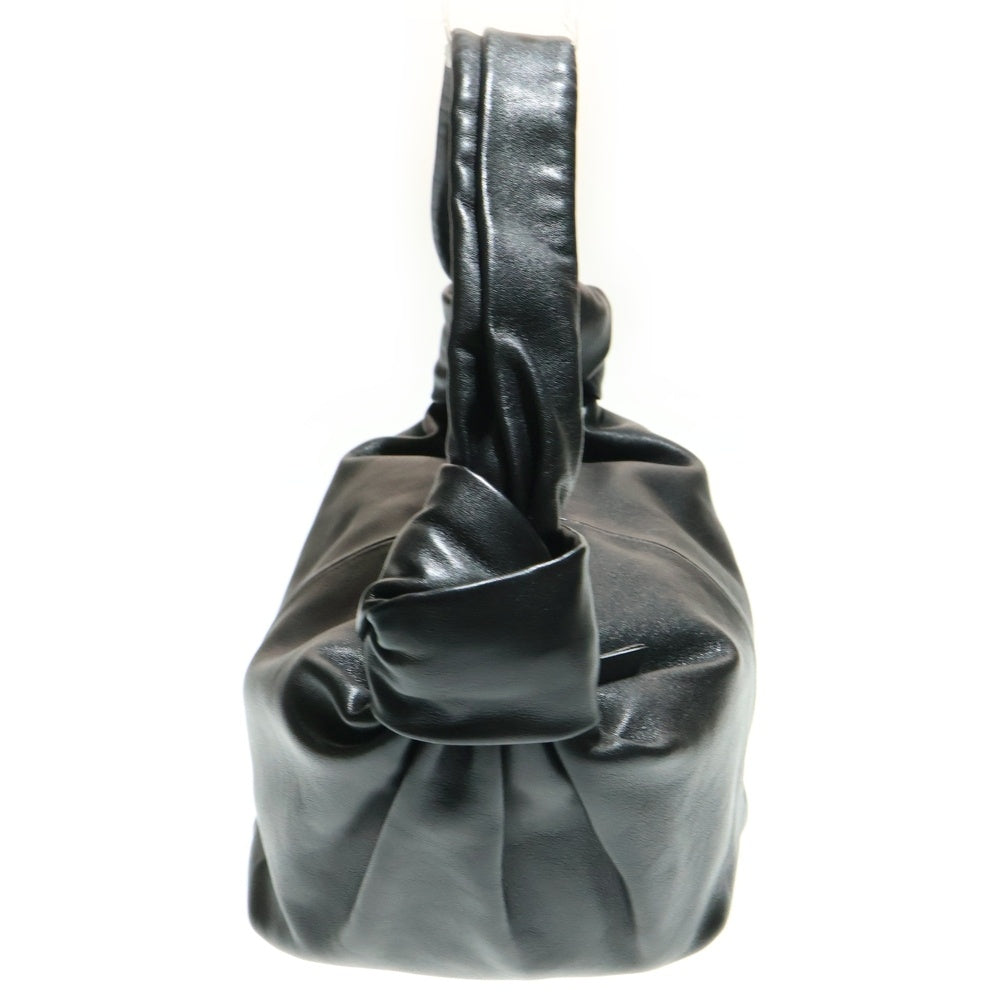 BOTTEGA VENETA(ボッテガヴェネタ) Double knot Bag ダブルノット レザーハンドバッグ ブラック レディース 629635