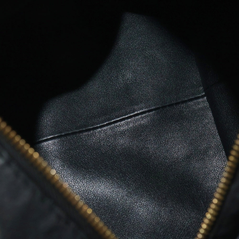 BOTTEGA VENETA(ボッテガヴェネタ) Double knot Bag ダブルノット レザーハンドバッグ ブラック レディース 629635