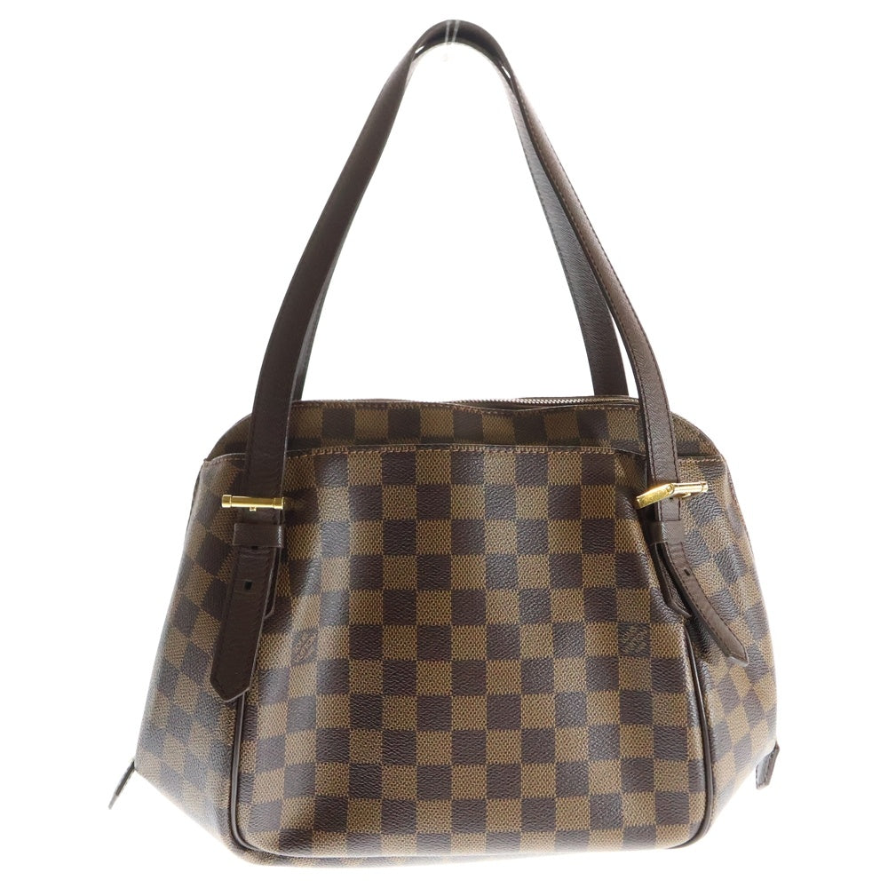 LOUIS VUITTON(ルイヴィトン) ダミエ べレムMM ハンドバッグ ブラウン PVCレザー N51174