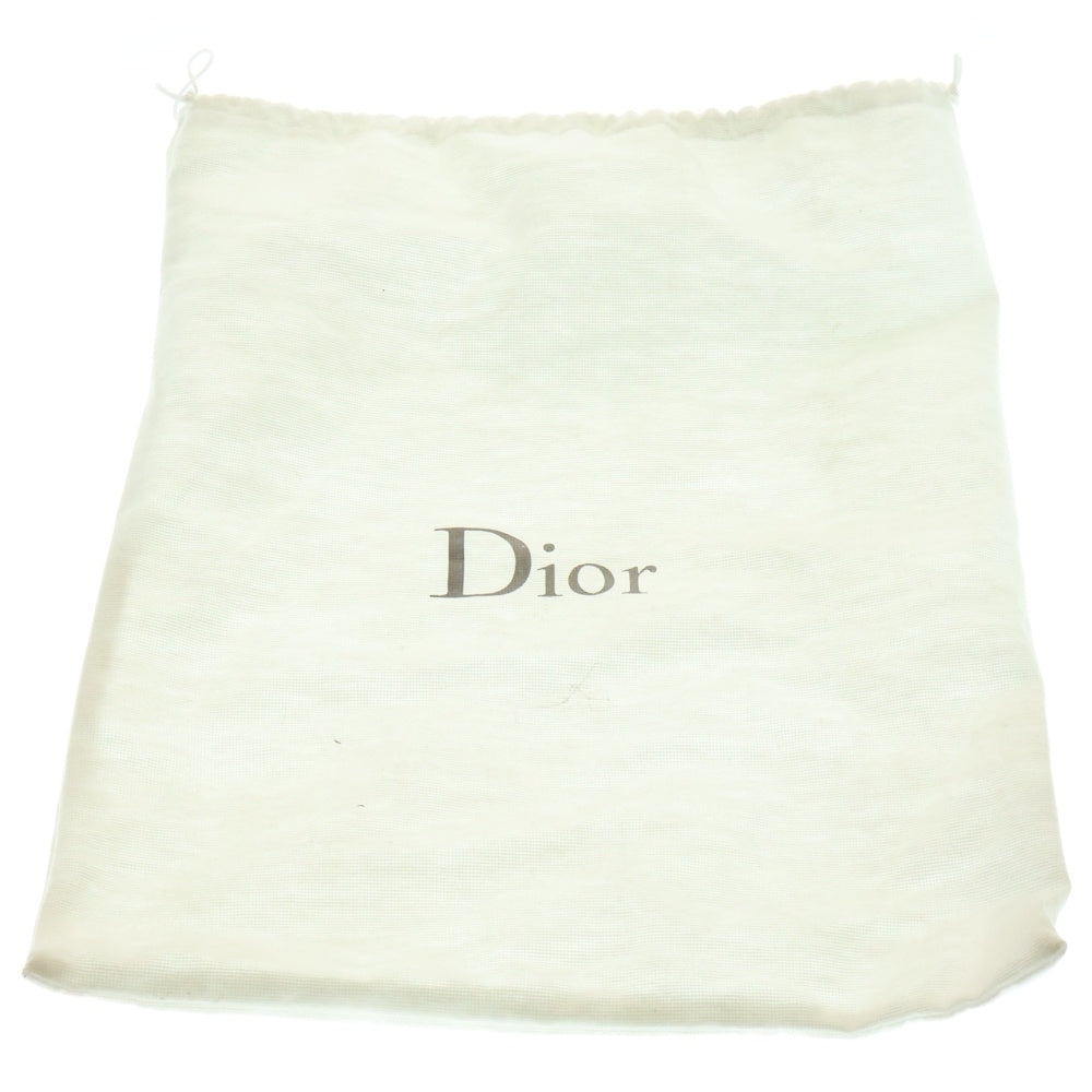 Christian Dior(クリスチャンディオール) カナージュ ニューロック ハンドバッグ ワンショルダーバッグ チェーンバッグ シルバー金具 ブラック ラムレザー