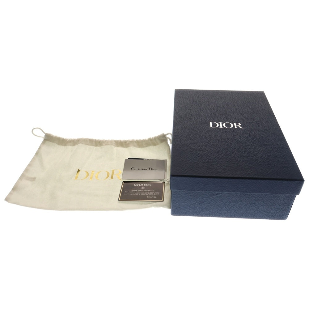 Christian Dior(クリスチャンディオール) CDロゴ カロ ダブルポーチレザーショルダーバッグ ブラック レディース S7431UBAE