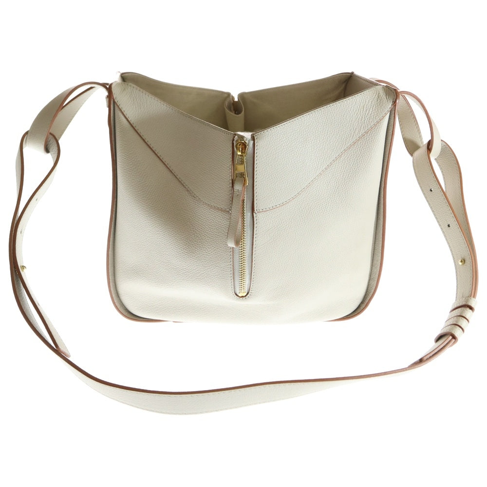 LOEWE(ロエベ) ハンモック ミディアム ベージュ レザー 2WAY ハンドバッグ ショルダーバッグ