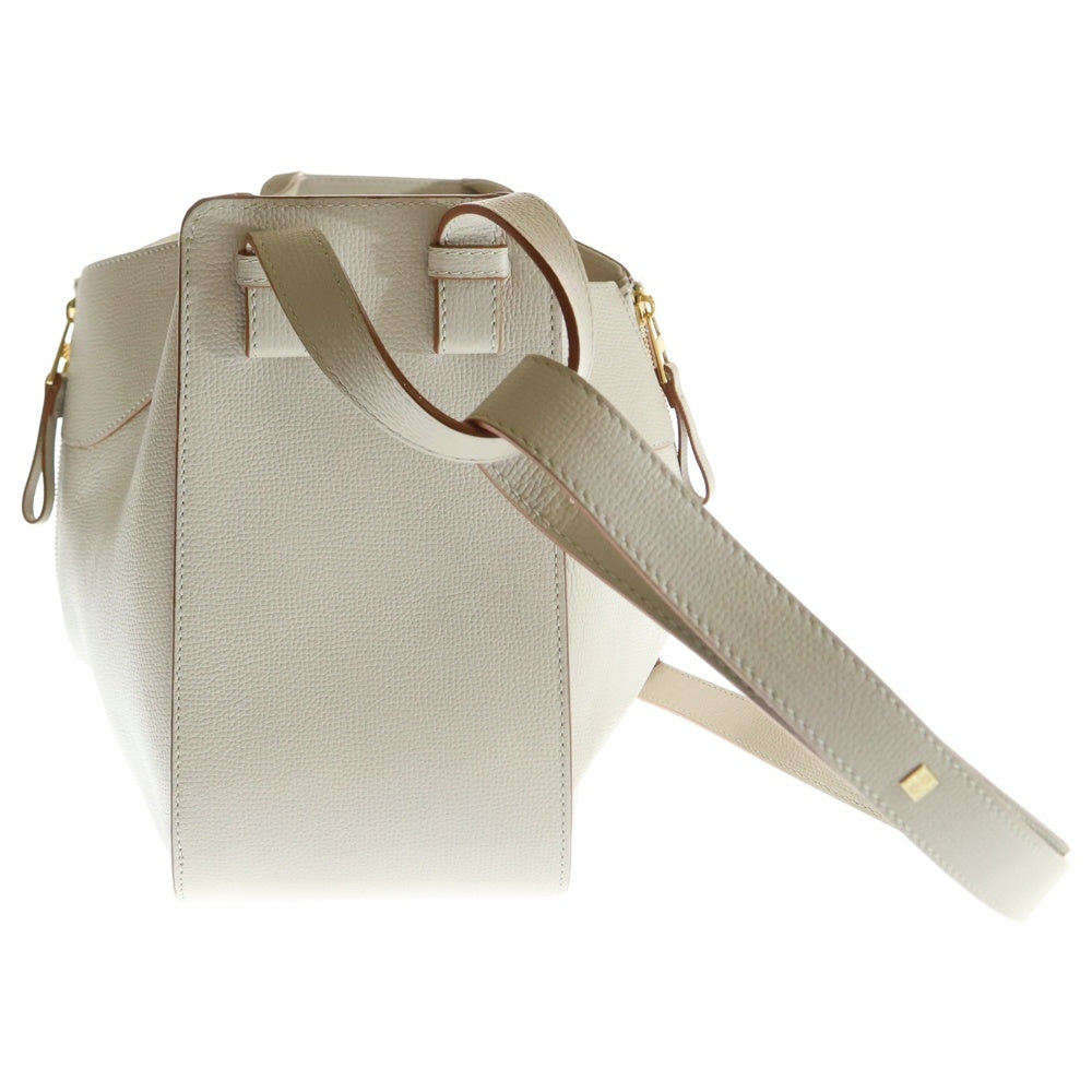 LOEWE(ロエベ) ハンモック ミディアム ベージュ レザー 2WAY ハンドバッグ ショルダーバッグ