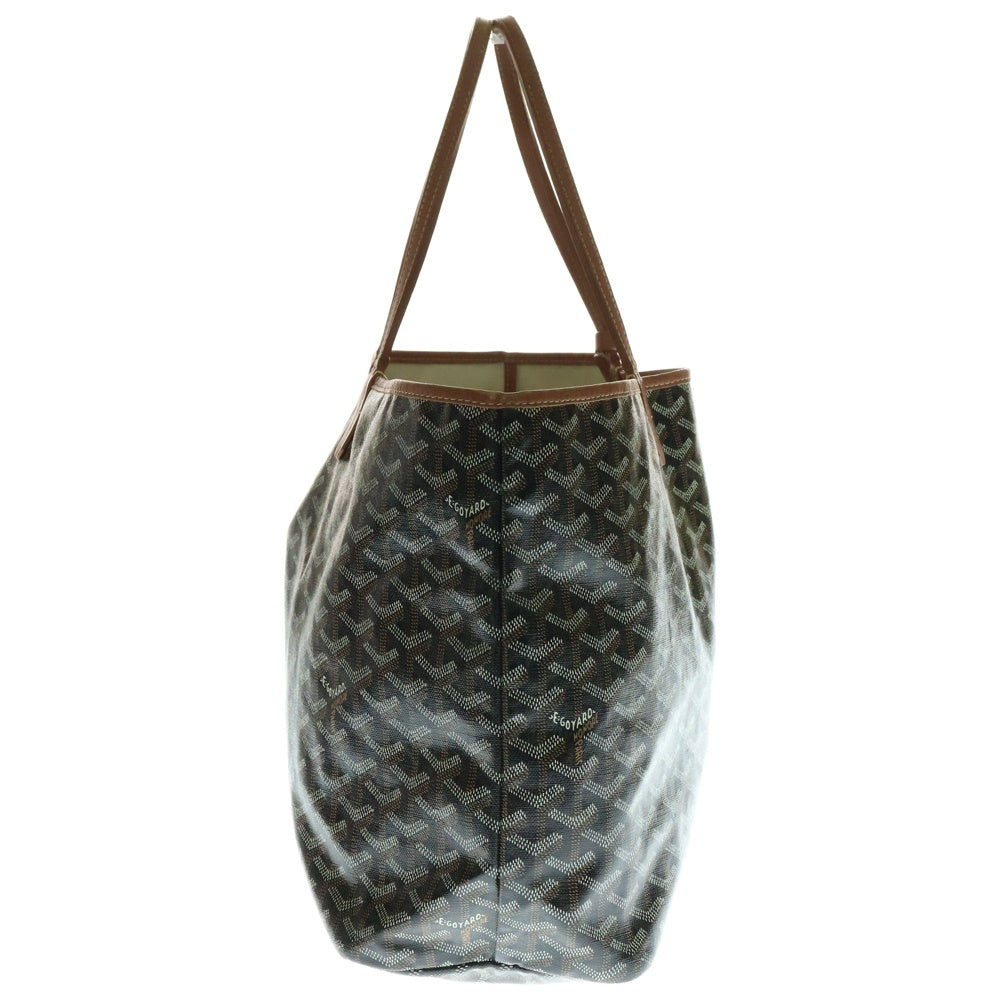 GOYARD(ゴヤール) サンルイPM ブラウン PVC×キャンバス トートバッグ