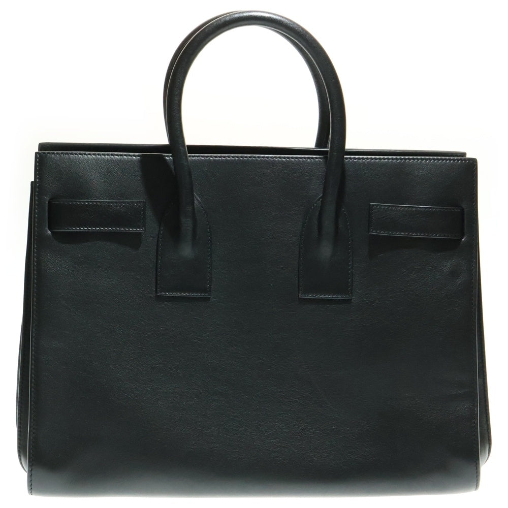 SAINT LAURENT PARIS(サンローランパリ) サックドジュールスープル 2WAY レザーハンドバッグ ショルダーバッグ ブラック