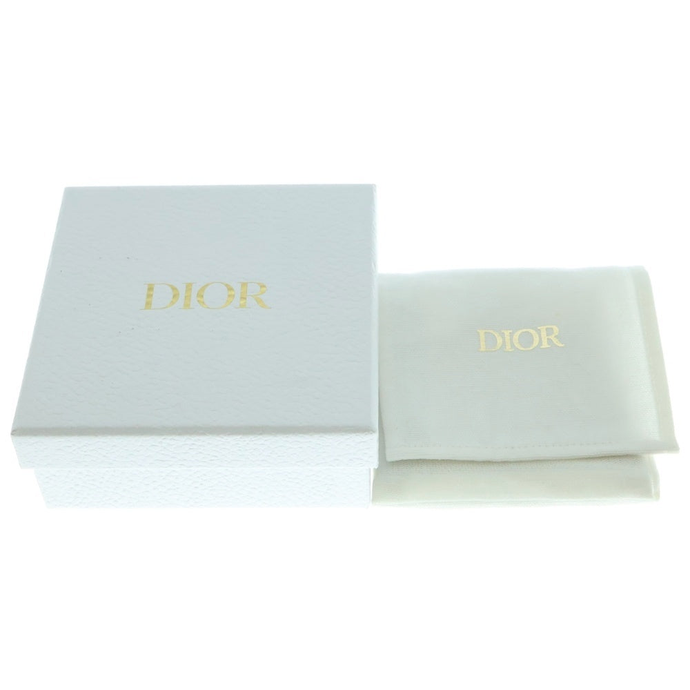Christian Dior(クリスチャンディオール) CDロゴ ラインストーンネックレス ゴールド GP