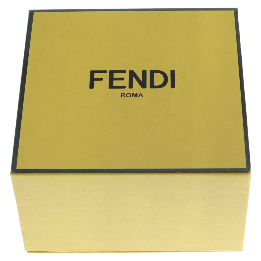 FENDI(フェンディ) エフイズ ロゴ ラインストーンネックレス ペンダント チェーン ゴールド GP