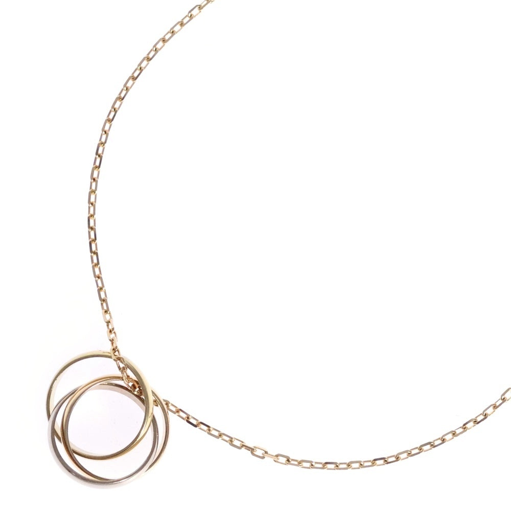 Cartier(カルティエ) トリニティ 3連チェーンネックレス ペンダント Au750YG/PG/WG イエローゴールド/ピンクゴールド/ホワイトゴールド レディース