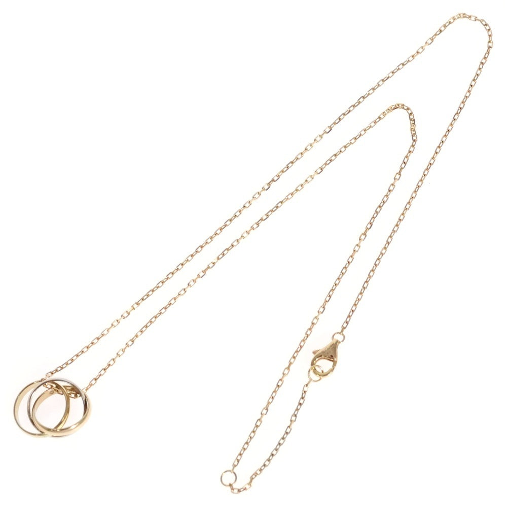 Cartier(カルティエ) トリニティ 3連チェーンネックレス ペンダント Au750YG/PG/WG イエローゴールド/ピンクゴールド/ホワイトゴールド レディース