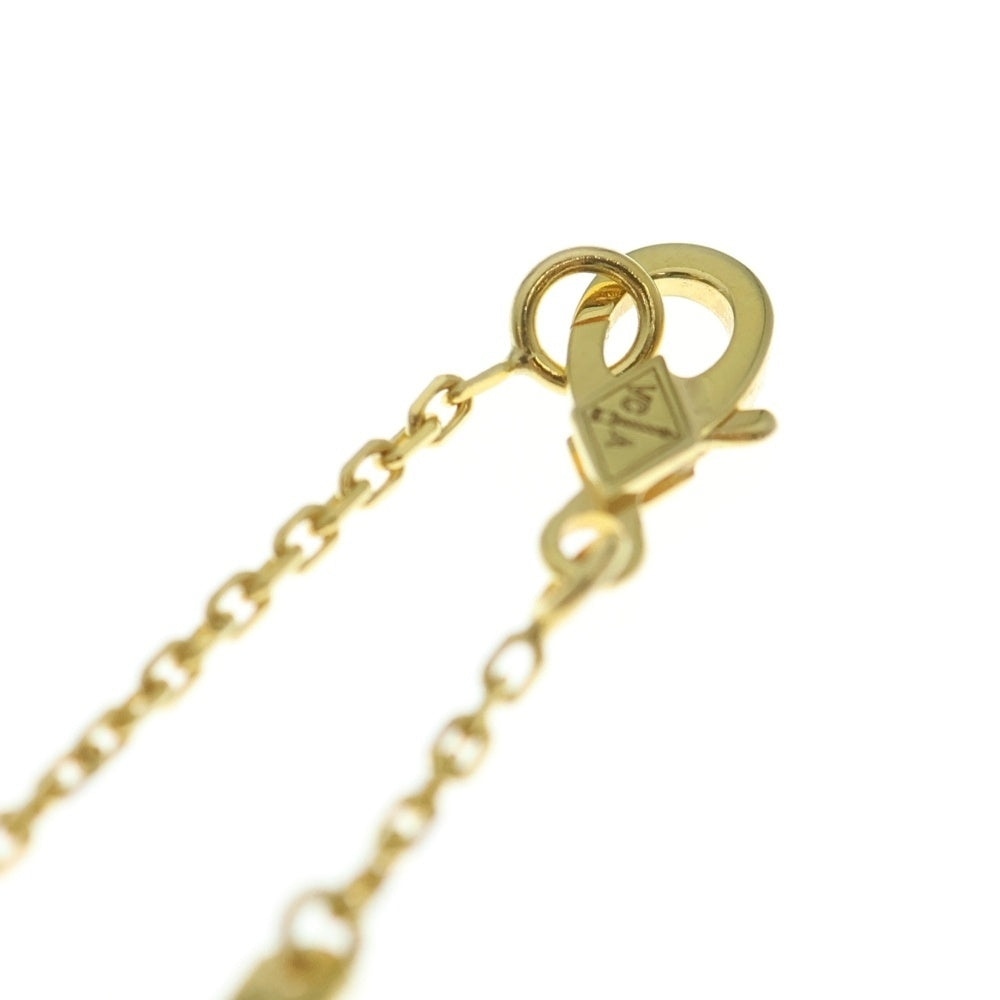 Van Cleef & Arpels(ヴァンクリーフアンドアーペル) ヴィンテージ アルハンブラ オニキス ネックレス ペンダント K18 Au750 YG イエローゴールド