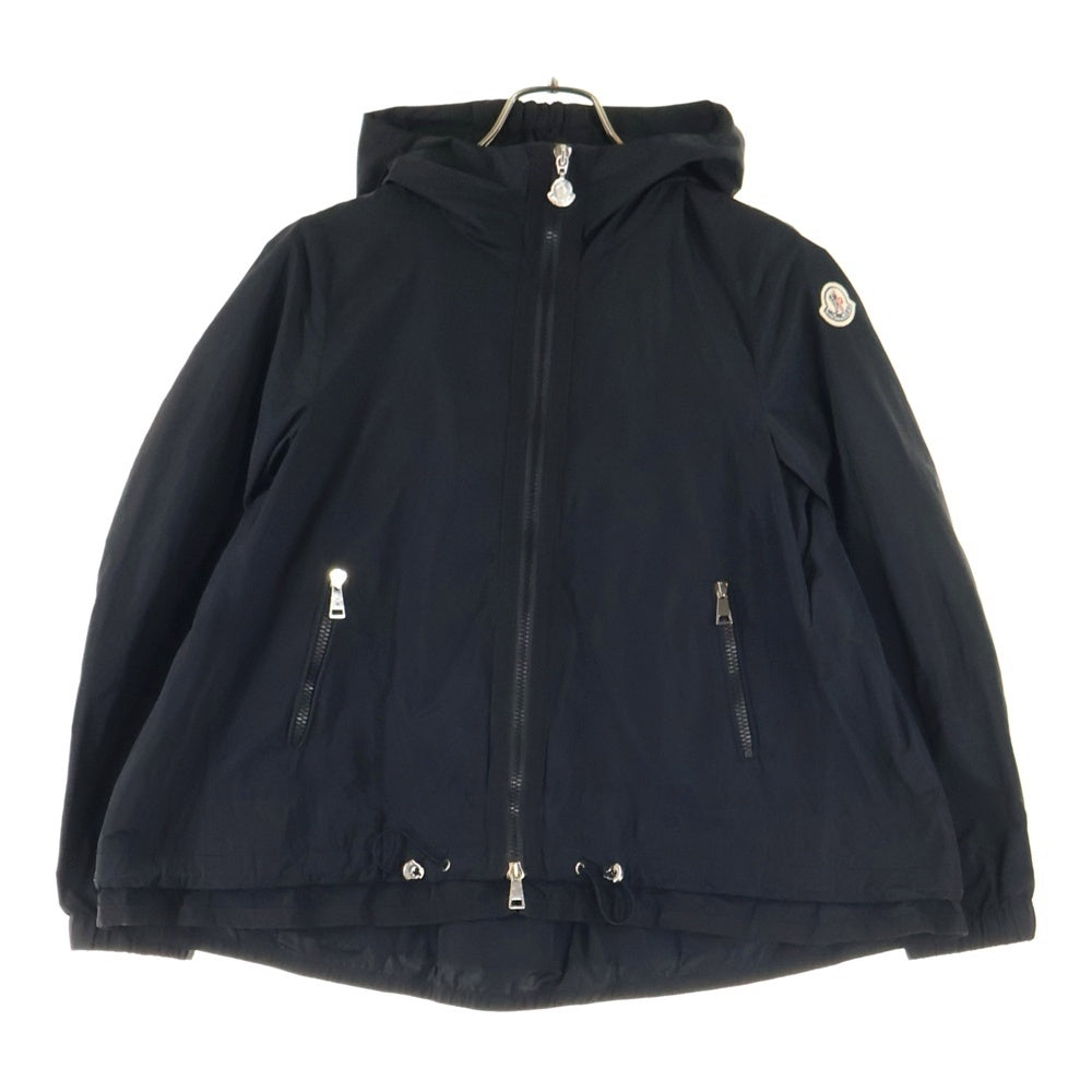 MONCLER(モンクレール) ROMBOU ロンボウ ワッペンロゴ ナイロン フーデッド ジップアップ ジャケット ブラック B10934609405 54881