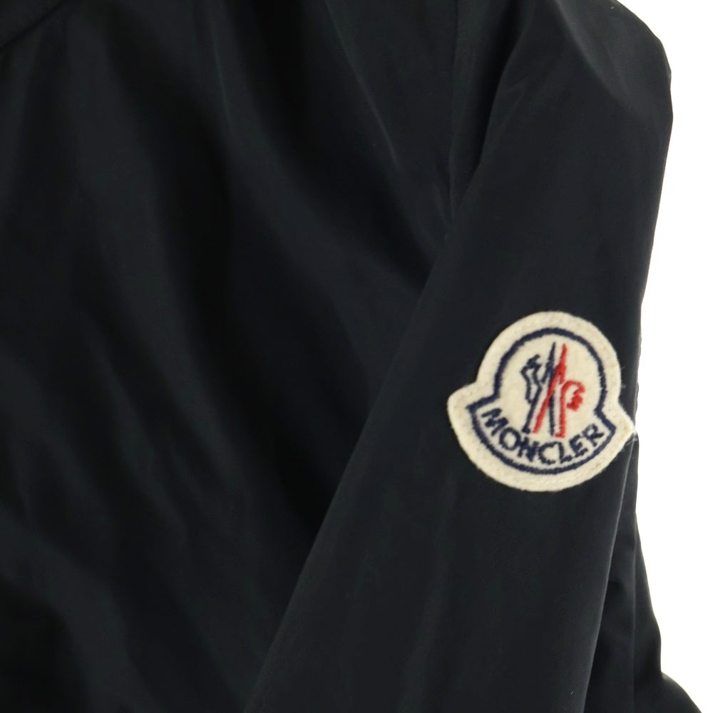 MONCLER(モンクレール) ROMBOU ロンボウ ワッペンロゴ ナイロン フーデッド ジップアップ ジャケット ブラック B10934609405 54881