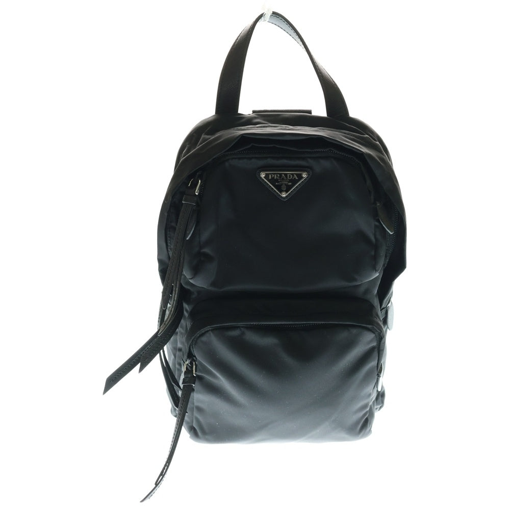 PRADA(プラダ) ワンショルダーバッグ ウエストバッグ ボディバッグ ショルダーバッグ シルバー金具 ブラック ナイロン 1BZ206