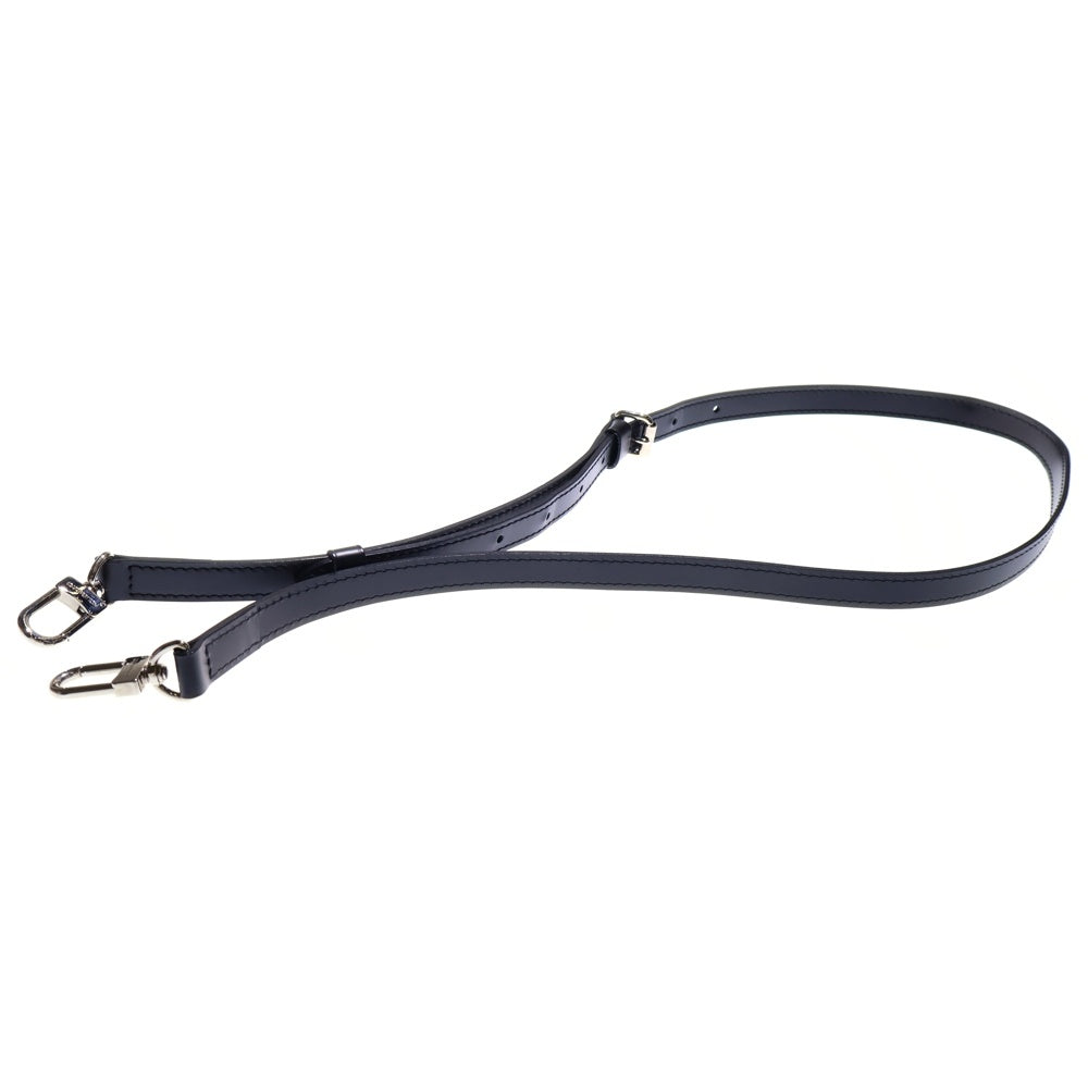 LOUIS VUITTON(ルイヴィトン) ショルダーストラップ ブラック シルバー金具 PVC レザー