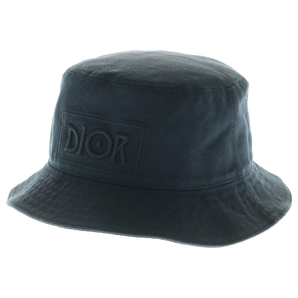 Christian Dior(クリスチャンディオール) ×JACK KEROUAC ジャックケルアック ロゴ バケットハット ブラック 033906W4511