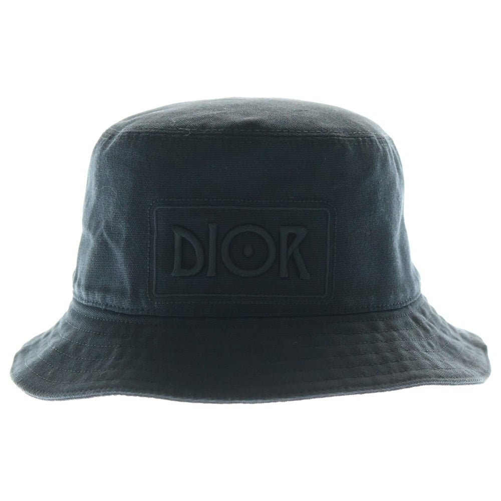 Christian Dior(クリスチャンディオール) ×JACK KEROUAC ジャックケルアック ロゴ バケットハット ブラック 033906W4511