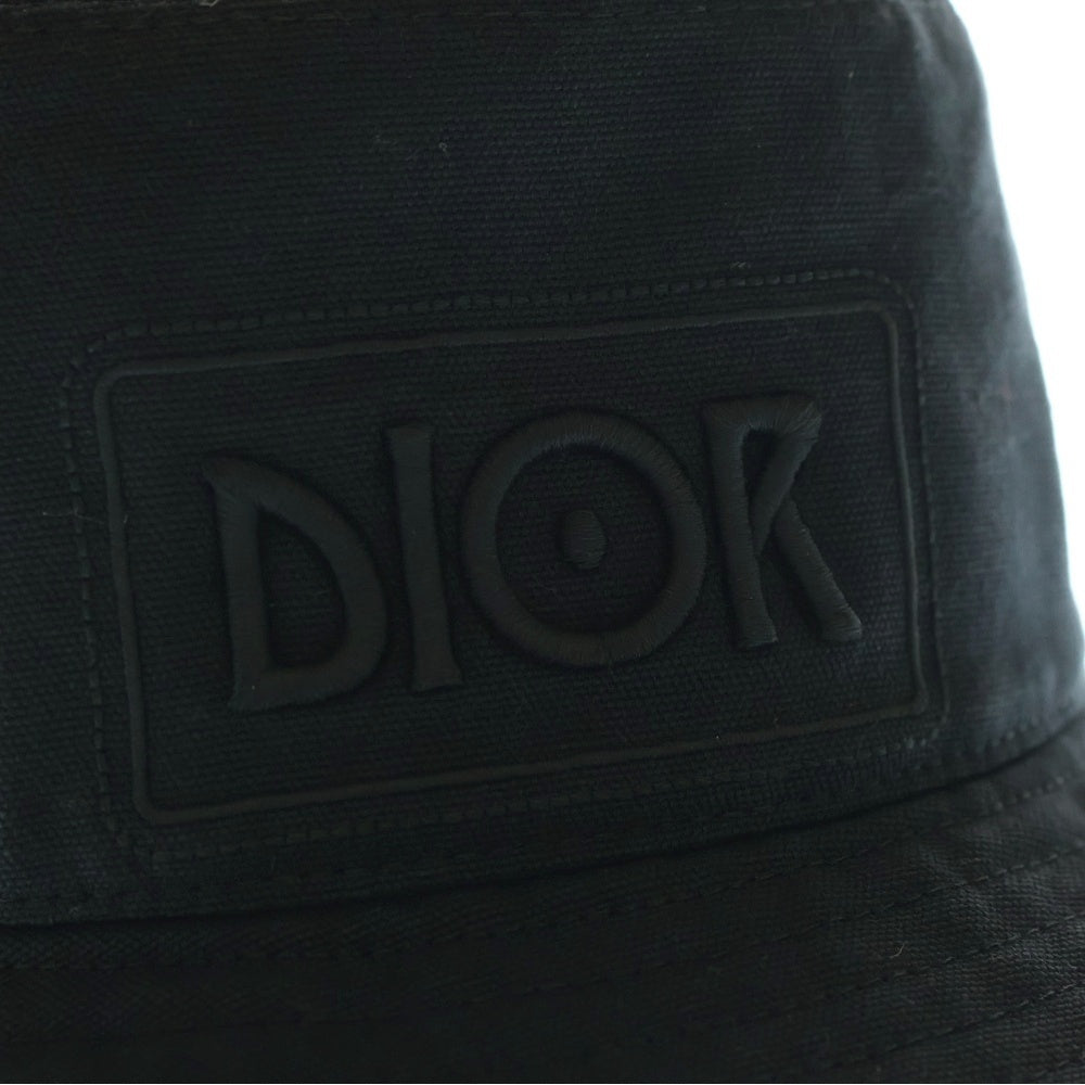 Christian Dior(クリスチャンディオール) ×JACK KEROUAC ジャックケルアック ロゴ バケットハット ブラック 033906W4511