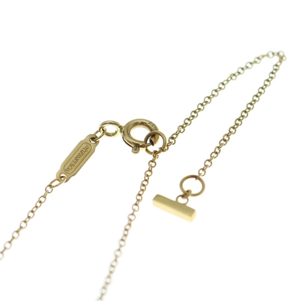 TIFFANY & Co.(ティファニー) Tスマイル スモール チェーンペンダントネックレス Au750YG イエローゴールド レディース