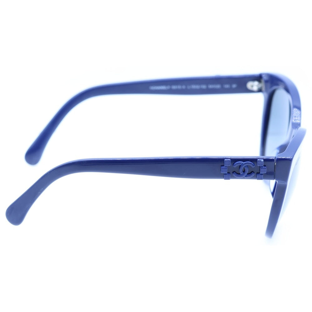 CHANEL(シャネル) ココマークテンプル カラーレンズサングラス アイウェア ブルー 5315-A