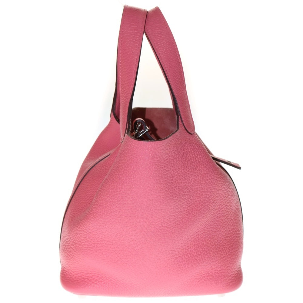 HERMES(エルメス) ピコタンロックPM ローズアザレ トリヨンクレマンス ハンドバッグ ミニバッグ ピンク シルバー金具 レザー Y刻印