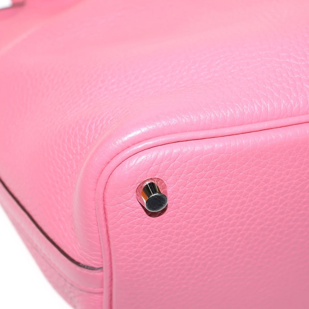 HERMES(エルメス) ピコタンロックPM ローズアザレ トリヨンクレマンス ハンドバッグ ミニバッグ ピンク シルバー金具 レザー Y刻印