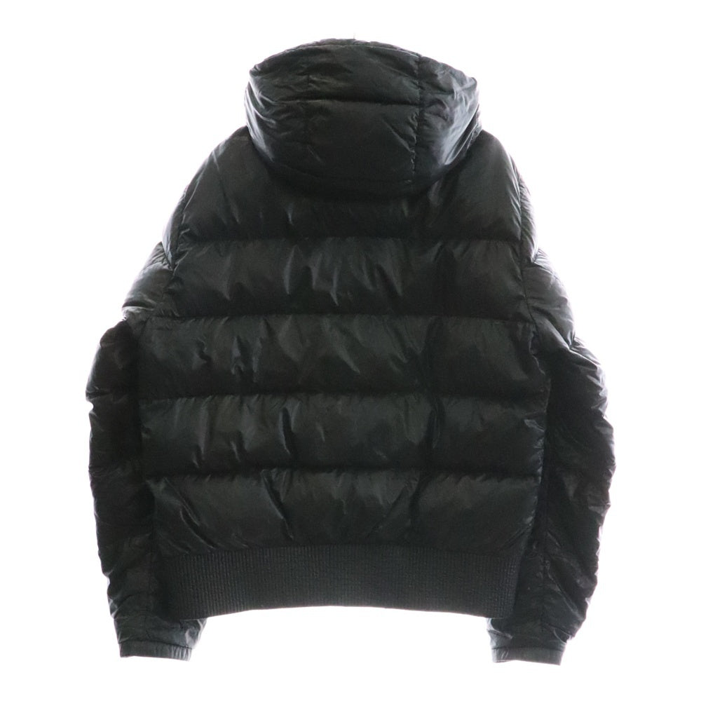 PRADA SPORT(プラダ スポーツ) 13AW トライアングルロゴプレート フーデッド ジップアップ ダウンジャケット ブラック SGH588