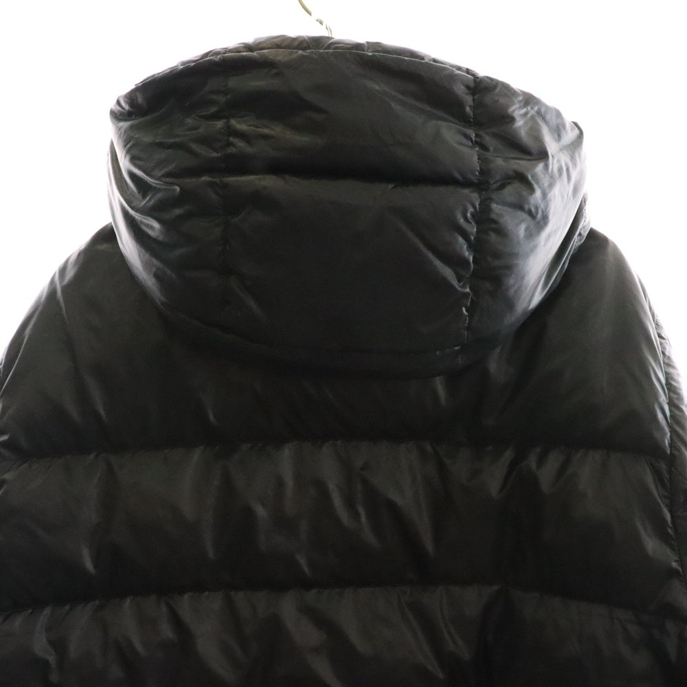 PRADA SPORT(プラダ スポーツ) 13AW トライアングルロゴプレート フーデッド ジップアップ ダウンジャケット ブラック SGH588