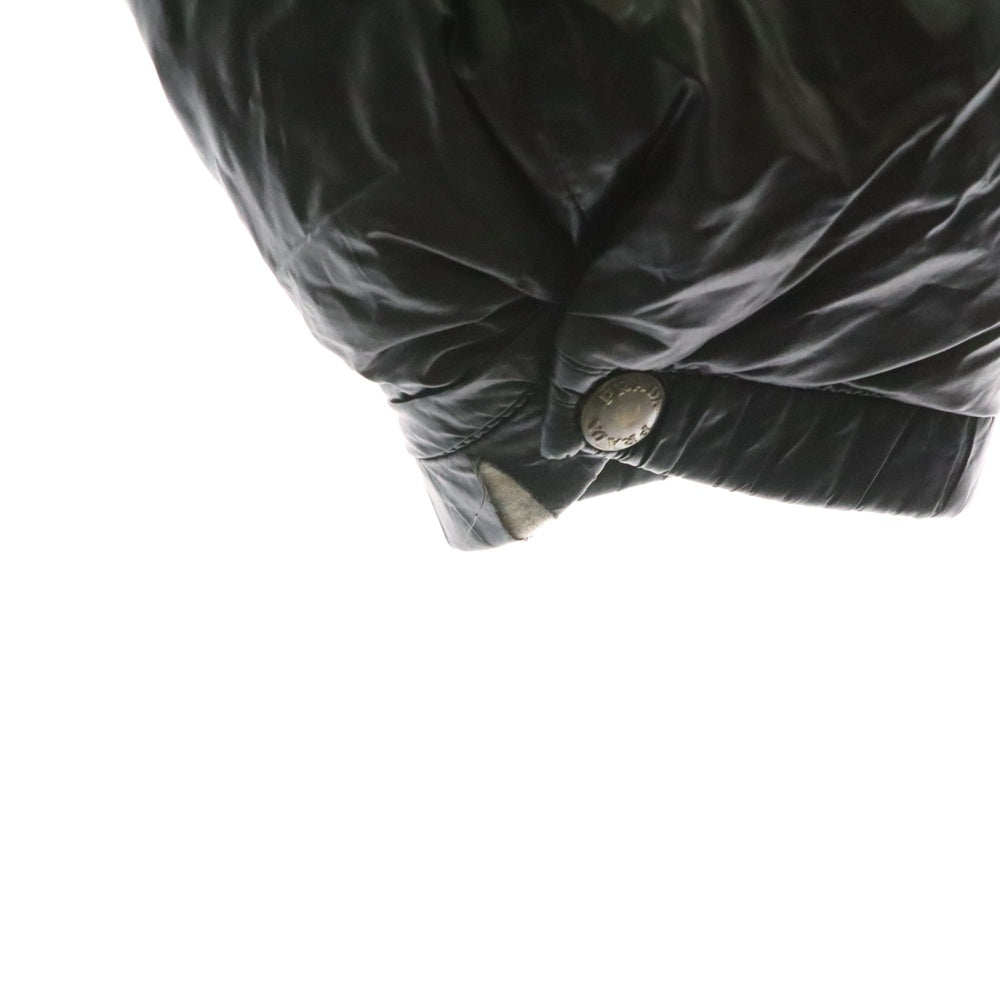 PRADA SPORT(プラダ スポーツ) 13AW トライアングルロゴプレート フーデッド ジップアップ ダウンジャケット ブラック SGH588