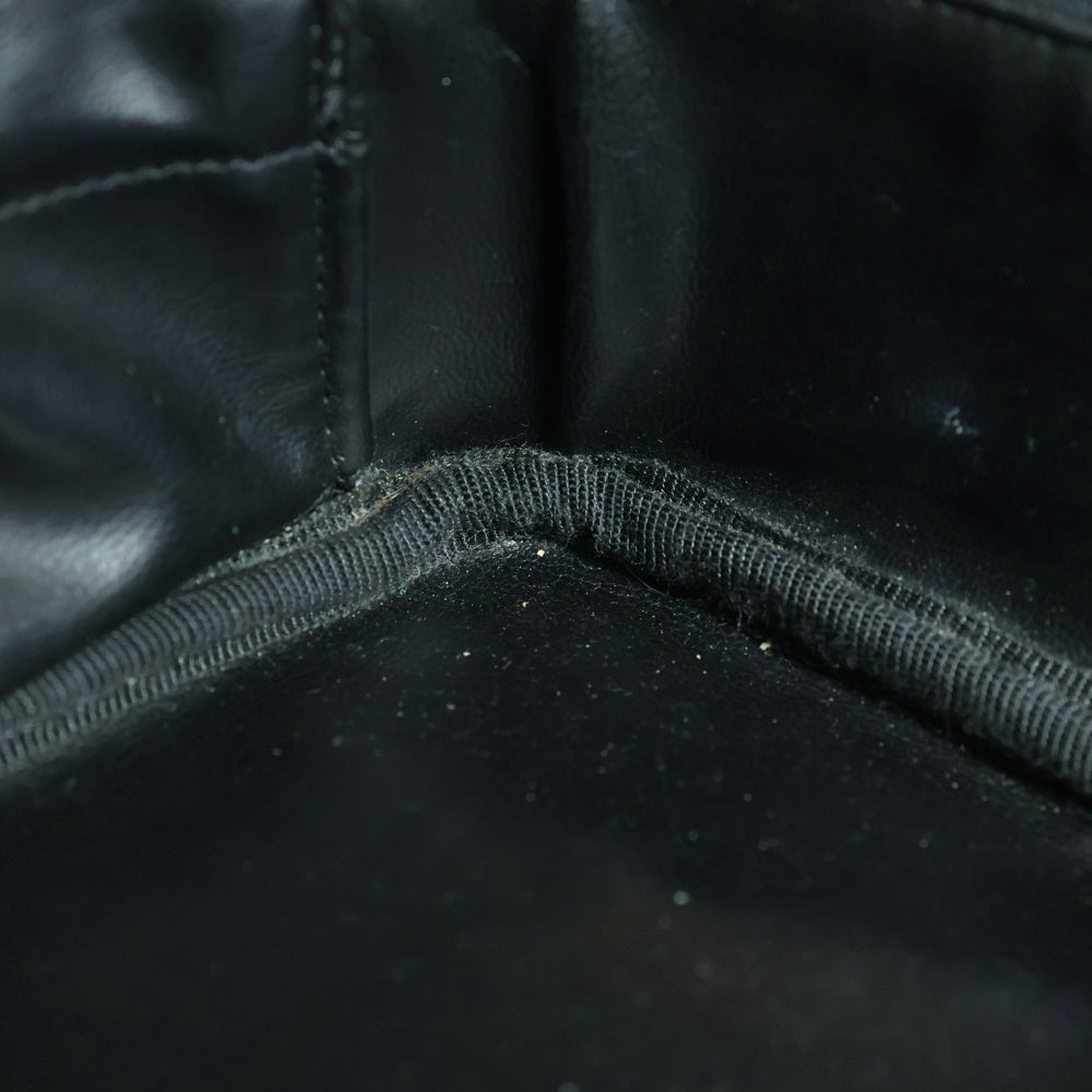 CHANEL(シャネル) ココマーク バニティバッグ ポーチ ケース ブラック キャビアスキン ゴールド金具