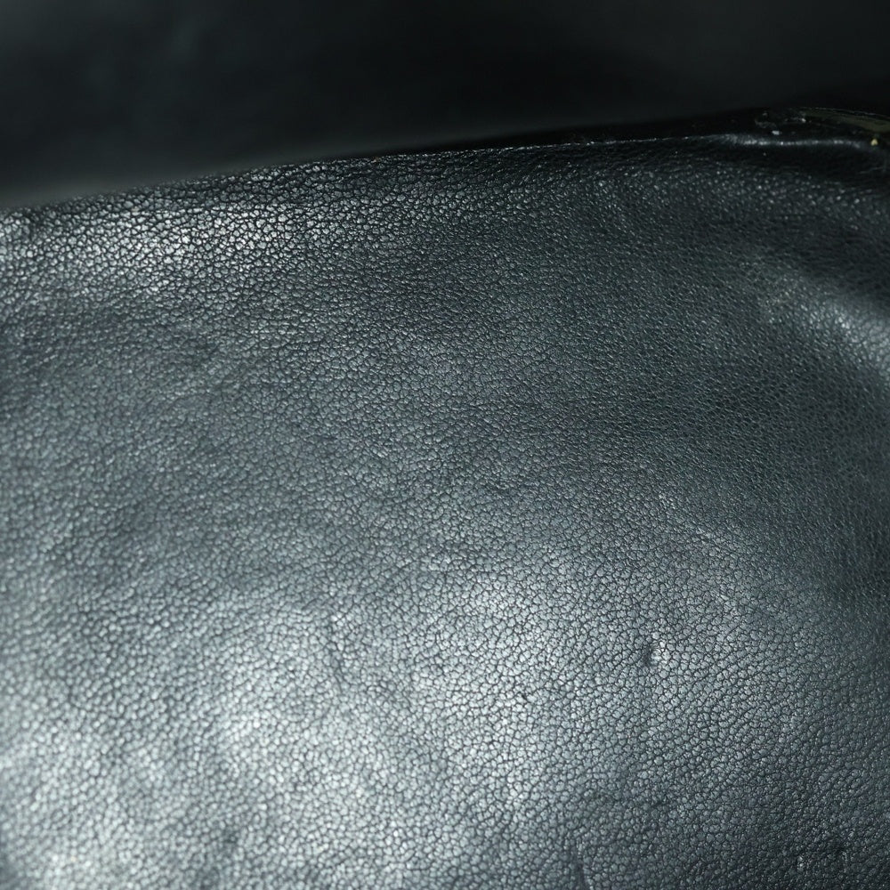 CHANEL(シャネル) ココマーク 復刻トート トートバッグ ハンドバッグ ブラック シルバー金具 エナメル