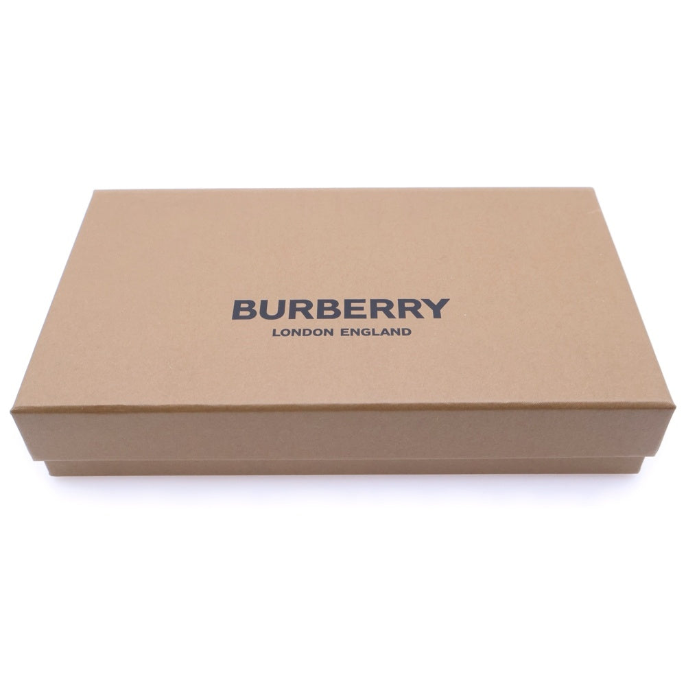BURBERRY(バーバリー) TBロゴ コンチネンタルウォレット レザーロングウォレット 二つ折り長財布 ブラック 8062692