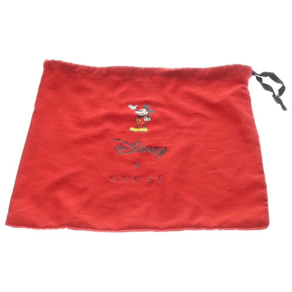 GUCCI(グッチ) ディズニーコラボ ショルダーバッグ ミニバッグ ブラウン PVC×レザー 603938 ゴールド金具