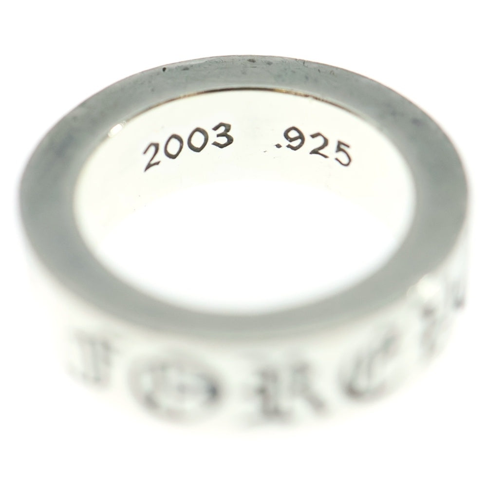 CHROME HEARTS(クロムハーツ) 6mm SPACER FOREVER 6mmスペーサーリング フォーエバーシルバーBCA337