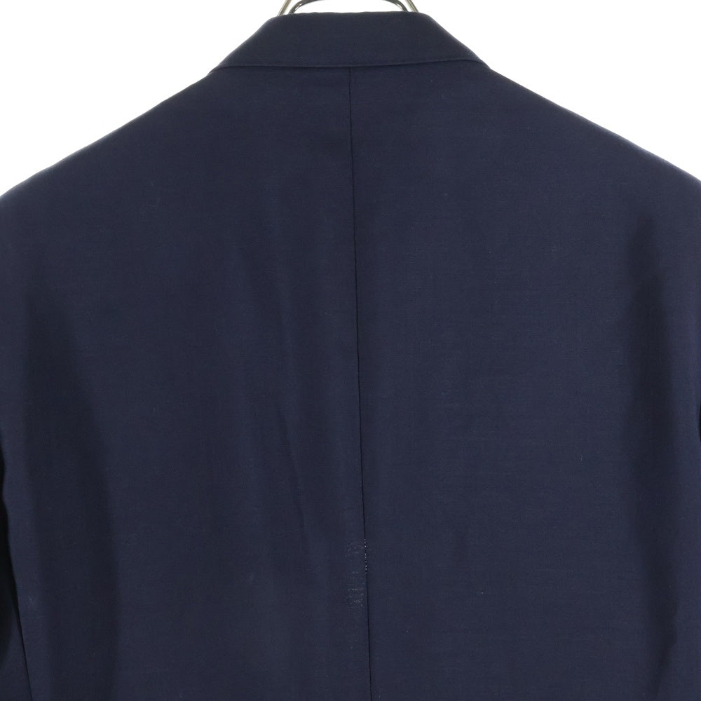 BURBERRY(バーバリー) ゴールドボタン ウール 2B テーラードジャケット ブレザー ネイビー