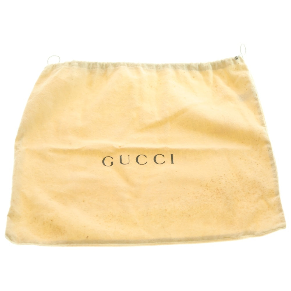 GUCCI(グッチ) バンブー ハンドバッグ ワンショルダーバッグ ミニバッグ ブラック ナイロン 000-0531 シルバー金具
