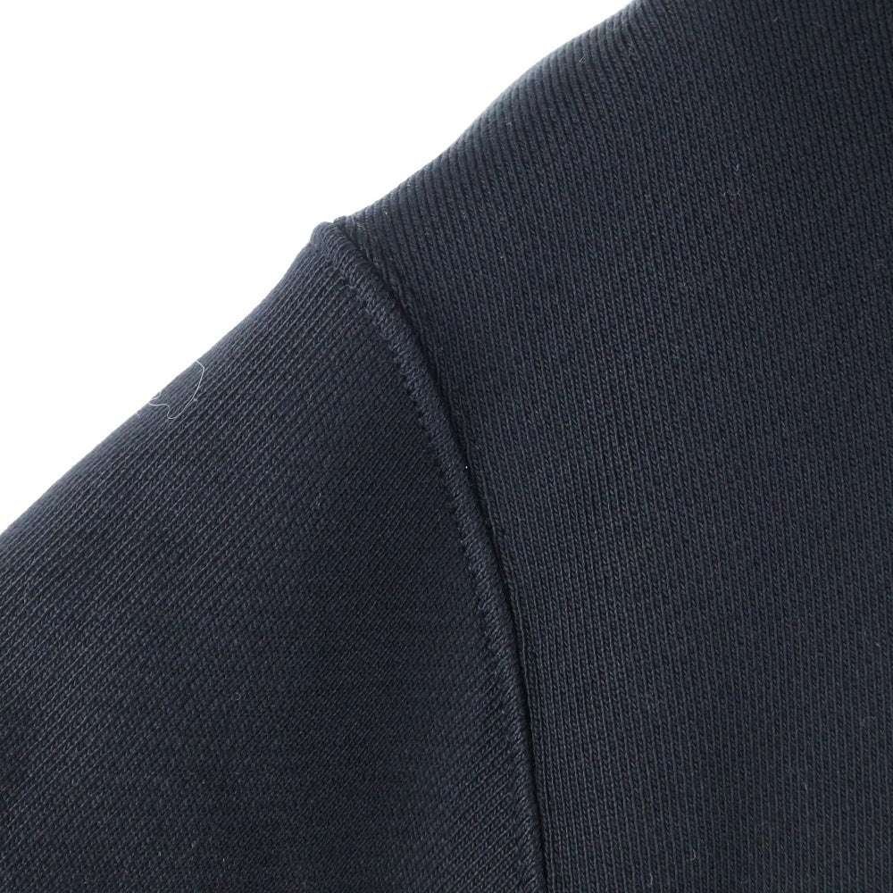 LOEWE(ロエベ) Relaxed fit hoodie ムーンプリント うさぎ ラビット刺繍 ドローコードチャーム プルオーバー スウェットパーカー フーディー ブラック S359Y25X52