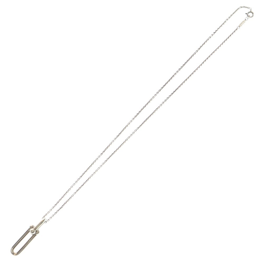 TIFFANY & Co.(ティファニー) ハードウェア リンク ペンダント チェーン ネックレス シルバー