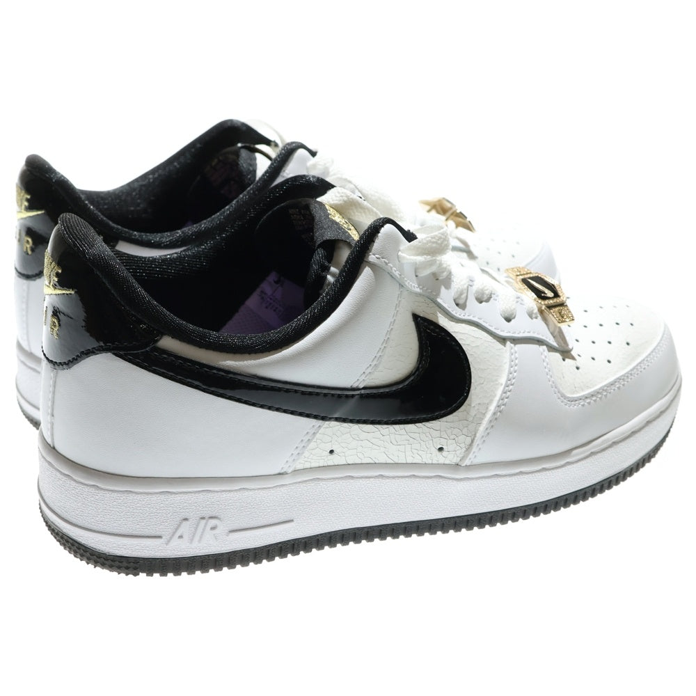 NIKE(ナイキ) AIR FORCE 1 '07 EMB WORLD CHAMP エアフォース 1 ワールドチャンプ ローカットスニーカー ホワイト/ブラック US9.5/27.5cm DR9866-100